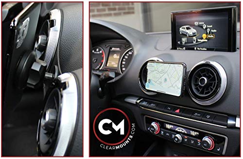 Phone Holder - Magnetic & Cradle Mount for A3, S3, RS3, E-Tron (8V) 2014-2020