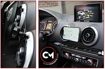 Phone Holder - Magnetic & Cradle Mount for A3, S3, RS3, E-Tron (8V) 2014-2020