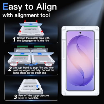 JETech TPU Screen Protector for Samsung Galaxy S26 Ultra, Auto Alignment - size: Galaxy S26 Ultra