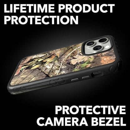 Mossy Oak | Breakup Country | Dual-Layer Case in Onyx Black Designed for iPhone 13 Pro Shock & Drop Proof - Durable | As Seen on Shark Tank - color: Breakup Country | Onyx Black, size: Apple iPhone 13 Pro