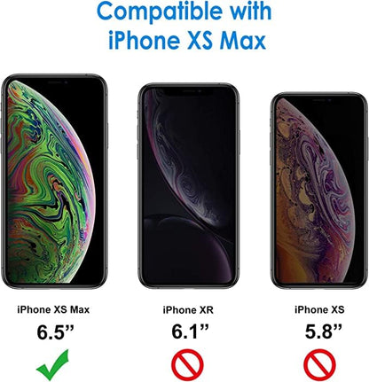 LRK Ultra Thin Black Case Compatible with iPhone Xs Max: Slim, Soft and Flexible (NOT Hard) [Matte Finish] Protective Black Phone Cover for iPhone Xs Max, 6.5 Inch - Matte Black - size: iPhone Xs Max