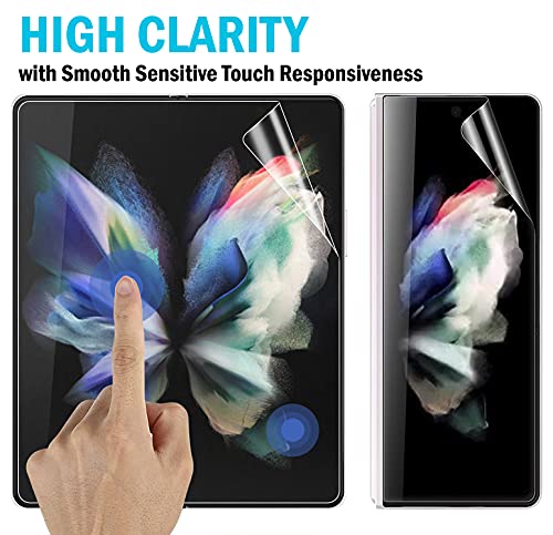 Screen Protector Wrap for Samsung Galaxy Z Fold 3 Phone - Clear