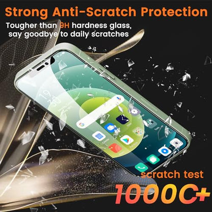 Lesakit 3+3 Pack Privacy Screen Protector for iPhone 12 6.1-Inch with 3 Pack Camera Lens Protector, Anti Spy Tempered Glass Film 9H Hardness Bubble Free Case Friendly - size: iPhone 12