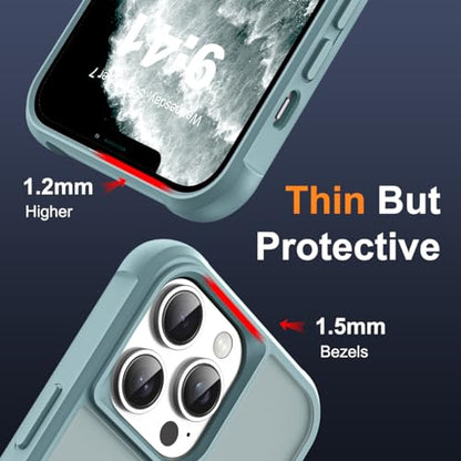 SKYLMW Compatible with iPhone 11 Pro Max Case with Stand,Blue | iPhone 11 Pro Max Phone Case 6.5",Magnetic Ring Stand,Compatible with MagSafe,Military-Grade Protection,Great Grip Feeling - color: Blue, size: Iphone 11 Pro Max