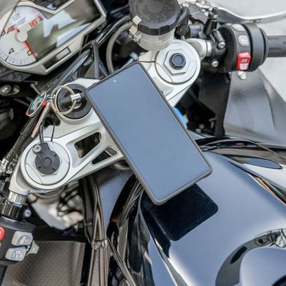Quad Lock Fork Stem Motorcycle Phone Mount (V2) with MAG Phone Case and Vibration Dampener for Pixel 11 Pro XL - size: Pixel 11 Pro XL