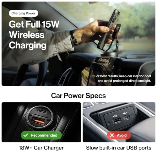 Statik HyperMount Pro Magnetic Charging Phone Holder for iPhone and Android - color: Wireless Charging, size: 3 Pack