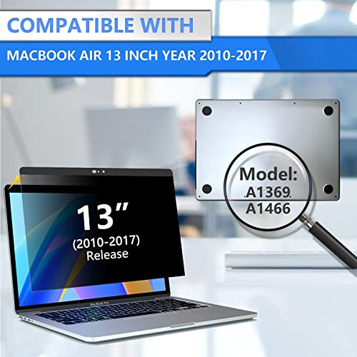 Magnetic Privacy Screen for MacBook Air 13 Inch (2010-2017, A1369, A1466) - size: MacBook Air 13 inch (2010-2017)