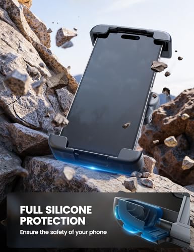 Lamicall Bike Motorcycle Phone Mount Holder - [1s Quick Lock] - color: Gray