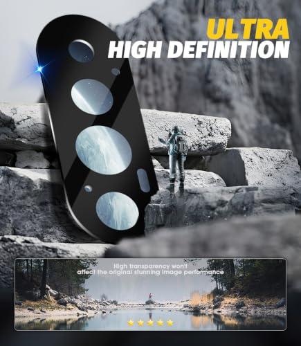 Orzero (5 Pack Camera Lens Protector Compatible for Google Pixel 11 Pro, Protector de Cámera Tempered Glass 9H Precise Camera Cutouts Anti-Scratch Does Not Affect Night Shots and Flash - size: Google Pixel 11 Pro