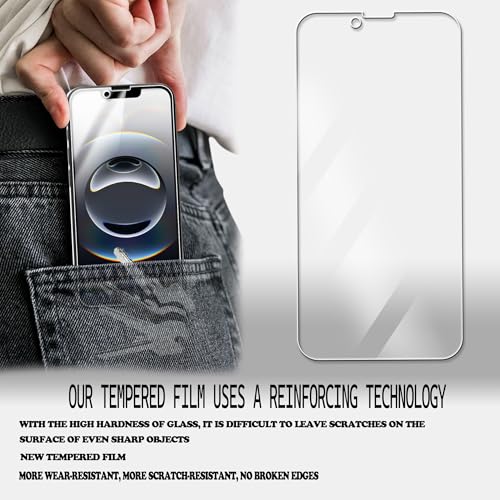 2+2 Pack Alignment Frame Designed Tempered Glass Film For iPhone 17e / 16e Screen Protector 2-Pack with Camera Lens Protector 2-Pack