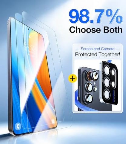 UltraGlass TOP 9H+ Armor for Samsung Galaxy S26 Ultra Screen Protector | NO.1 Military Grade Shatterproof, Screen Protector 26 Ultra Tempered Glass S26Ultra, Longest Durable, Auto Install, 2 Pack - size: S26 Ultra