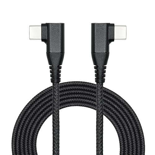 90 Degree USB C Power Data Cable 6FT, 60W PD Fast Charging & 480Mbps Data - style: Black - 2M/6FT