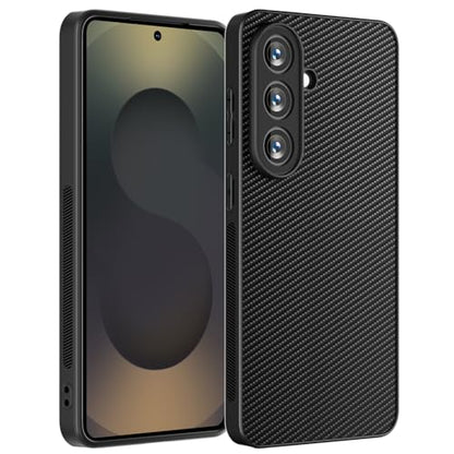 AICase for Samsung Galaxy S26 Plus Case, Carbon Fiber Design Thin Slim Fit Shockproof Hybrid Hard PC Soft TPU Bumper Drop Protection Lightweight Aramid Fiber Protective Cover - color: Carbon Fiber, size: S26 PLUS