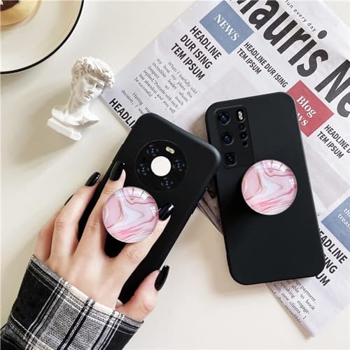 Clear Crystal Glitter Collapsible Phone Grip Stand, Universal Mobile Phone Holder for Smartphones and Tablets (Rose Gold Pink) - color: Rose Glod