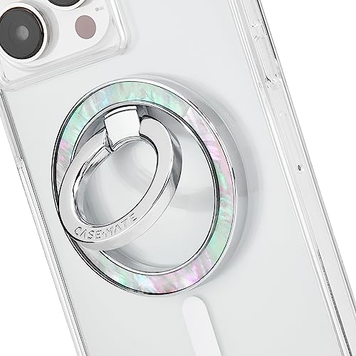 Case-Mate Magnetic Phone Grip & Ring Stand -MagSafe Holder -Mother of Pearl - color: Mother of Pearl