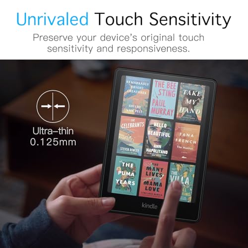 MoKo 4 Pack Screen Protector for 7" Kindle Paperwhite 12th Gen 2025/2024 - size: 4 Pack