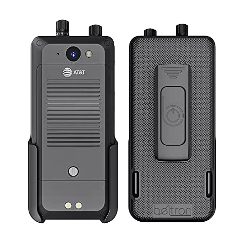 BELTRON Sonim XP5Plus 5G Slide-in Belt Clip Holder, Heavy Duty Rotating Belt Clip Holster for Sonim XP5 Plus X530 or XP5900 (AT&T FirstNet) - Supports 2.25" Wide Duty Belt - size: 2.25" Clip