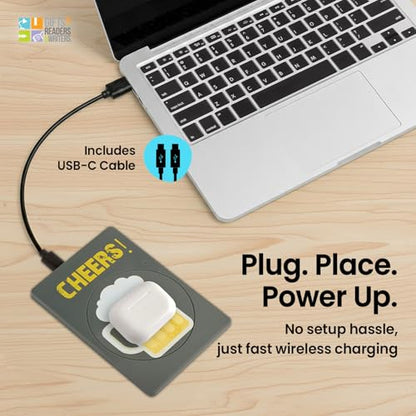 Thinking Gifts 15W Magnetic Wireless Charger, Charging Pad - Beer - color: Beer
