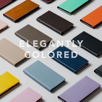 SLG D8 Full Grain Leather Wallet Case for iPhone 16 - [2-in-1] Handcrafted Detachable Diary Style with Magnetic MagSafe Back Cover, Gift Box Included (Black Blue) - color: [D8 Full Grain] Black Blue, size: iPhone 16