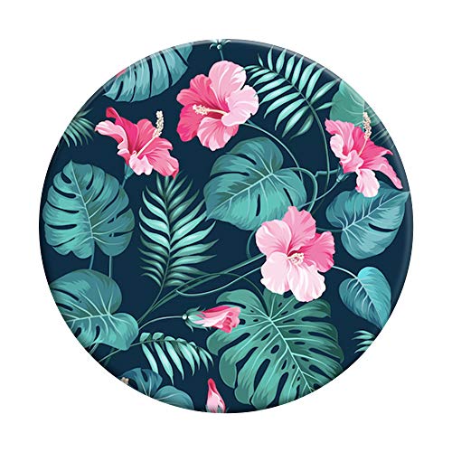 PopSockets: Collapsible Grip & Stand for Phones and Tablets - Hibiscus - color: Hibiscus