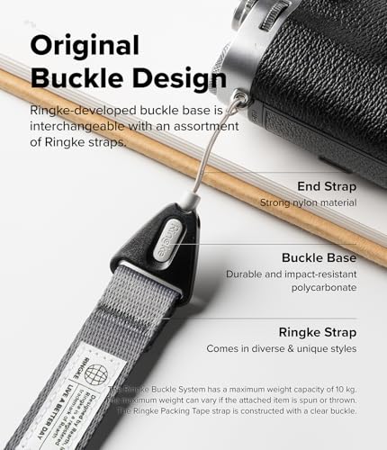 Ringke Phone Lanyard for iPhone 17 Pro Max and Most Smartphones [One-Touch Buckle] Shoulder Strap Adjustable Sturdy Universal Phone Crossbody Neck Lanyard for Travel Essentials - Graphite - color: Graphite