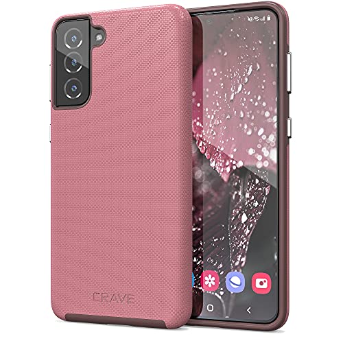 Crave for Galaxy S21 Plus Case, Shockproof Protection Dual Layer Case for Samsung Galaxy S21 Plus, S21+ 5G (6.7 inch) - Berry - color: Berry, size: Galaxy S21+