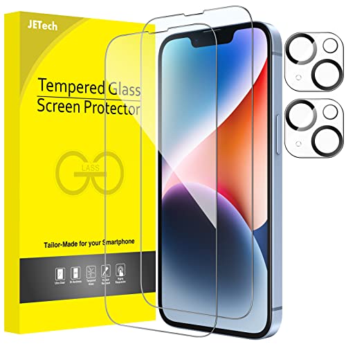 JETech Screen Protector for iPhone 14 Plus, 2+2 Pack - size: iPhone 14 Plus