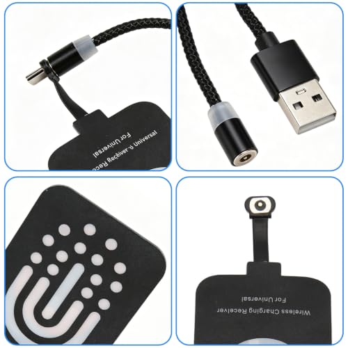 Tiiyee Wireless Charging Receiver, USB C Wireless Charger Adapter Module