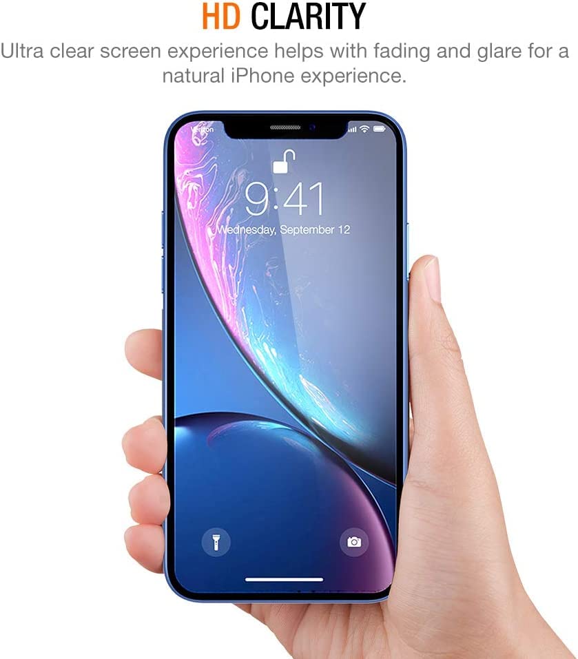 Trianium Tempered Glass Screen Protector Designed for Apple iPhone 11 (2019) / iPhone XR (2018), 3 Pack HD 0.25mm Glass 9H Film (w/Alignment Case Tool included)