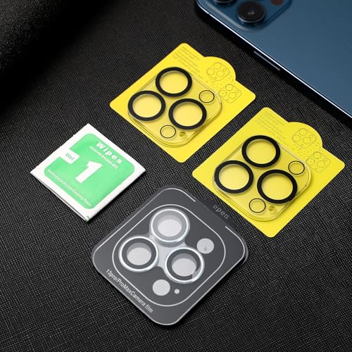 YARNOW 3sets Camera Lens Protective Films with Positioning Tool for Pro Anti-scratch Tempered Cover Easy Installation Dust and Fingerprint Resistant