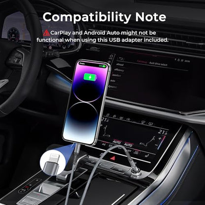 Basesailor iPhone 14 13 Pro Max Charger Cable 10FT with USB A Adapter - color: Gray, size: 10FT/3M