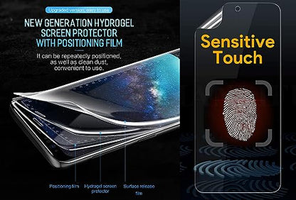Anti-fingerprint Matte Hydrogel Film for Samsung Galaxy S26 5G 6.3" Flexible Screen Protector TPU Fingerprint Unlock Anti-Glare Anti-reflective Not Tempered glass - color: S26 5G 6.3"