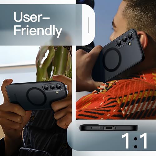 JETech Magnetic Case for Samsung Galaxy S25 FE, Black - color: Black, size: Galaxy S25 FE