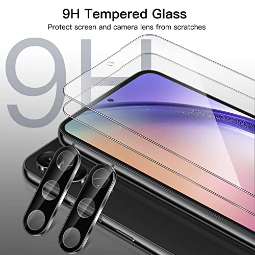JETech Screen Protector for Galaxy A54, with Camera Lens Protector, 2+2Pack - size: Galaxy A54