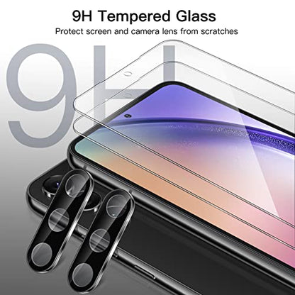 JETech Screen Protector for Galaxy A54, with Camera Lens Protector, 2+2Pack - size: Galaxy A54