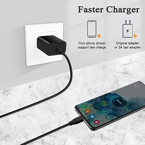 9FT Samsung S26 Ultra USB C Cable for Galaxy S25 Z Flip Fold 8 7 - color: Black