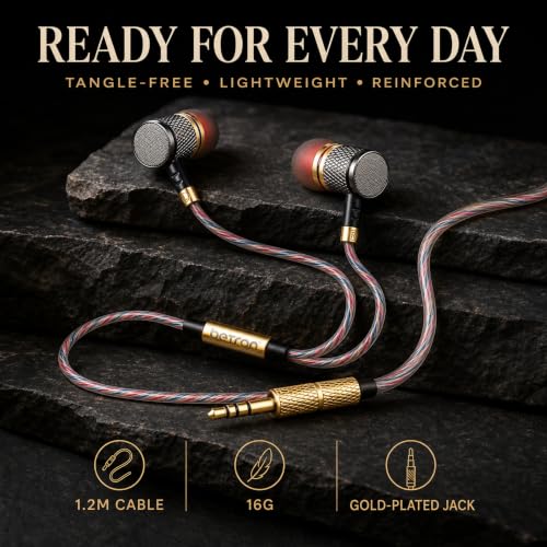 Betron YSM1000 Earphones Wired Earbud Headphones with 3.5mm Jack