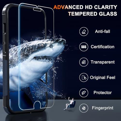 Case for iPhone 8/7/SE 2022 2020, with Screen Protector,Military Grade Heavy Duty Shockproof Phone Cover with Wrist Lanyard Strap for iPhone 8/7/SE 2nd 3rd 4.7 inch,Navy Blue | with Screen Protector+Wrist Lanyard Strap,Heavy Duty Shockproof Case for iPhon