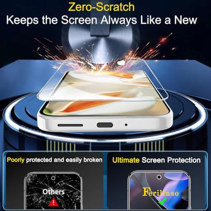 Ferilinso Screen Protector for Google Pixel 9 Pro, Tempered Glass Back - size: Google Pixel 9 Pro
