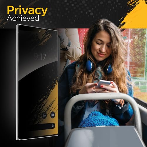 magglass Privacy Guard for Samsung Galaxy S24 Ultra Screen Protector - Anti Spy Tempered Glass Guard (Easy Applicator Included) - style: Privacy