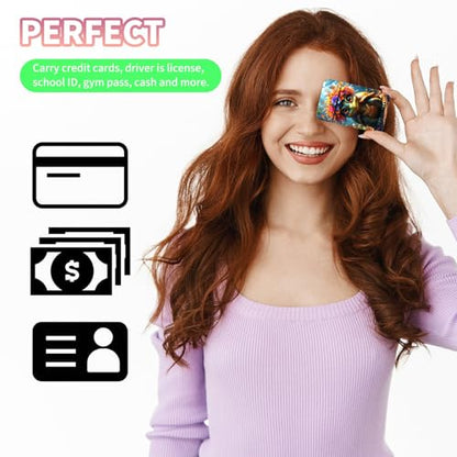 Phone Credit Card Holder Stick on, Cell Phone Pocket Self Adhesive Stretchy Stick on Wallet ID Credit Card Case Pouch Sleeve with Flap for All Smartphones, Forest Turtle - color: Forest Turtle