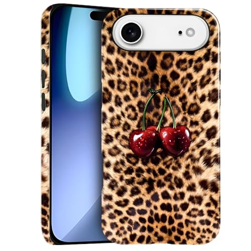 Compatible with iPhone 17 Air,Anti-Scratch Glossy Case Cover,Cherry Leopard Animal Cheetah - color: Cherry Leopard Animal Cheetah, size: IPhone 17 Air