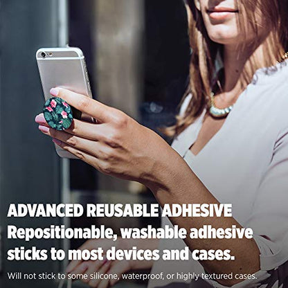 PopSockets: Collapsible Grip & Stand for Phones and Tablets - Hibiscus - color: Hibiscus