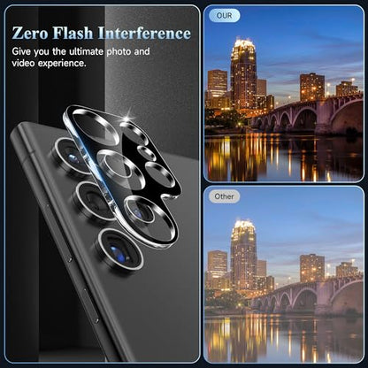 4 Pack Camera Lens Screen Protector for Samsung Galaxy S24 Ultra - size: S24 Ultra
