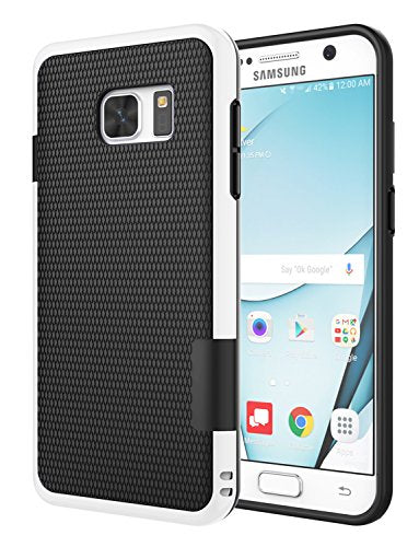 Jeylly Galaxy S7 Case, [3 Color] Slim Hybrid Impact Rugged Soft TPU & Hard PC Bumper Shockproof Protective Anti-Slip Case Cover Shell for Samsung Galaxy S7 S VII G930 GS7 - Black | [3 Color] Slim Hybrid Impact Rugged Soft TPU&Hard PC Bumper Shockproof Pro