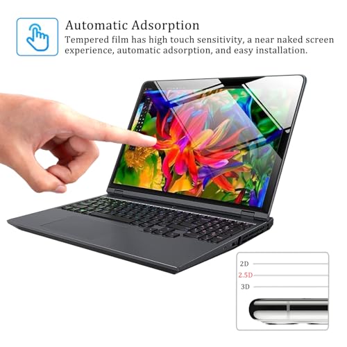 i-Tensodo 2 Pack 15.6 Inch Tempered Glass Screen Protector for HP Envy x360 15.6/Pavilion 15.6/ Probook 15.6/EliteBook 15.6/OMEN 15.6/Victus 15.6/Ominbook 3 15.6, HP 15.6" 16:9 Laptop, 9H Hardness - color: Tempered Glass