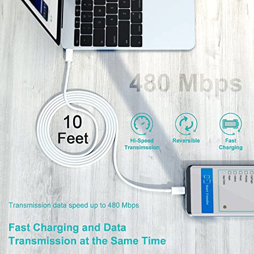 iPad Fast Charger, 20W iPad Pro Charger with 10FT iPhone 17 16 Charging Cable for iPhone 17/17 Pro/17 Air/16,iPad A16/10th, iPad Air 13/11 inch M4/M3/M2/5th, iPad mini 7/6th, iPad Pro 13/12.9/11 inch - size: 1Pack