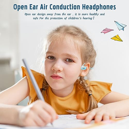 BANIGIPA Kids Headphones, Open Ear Headphones for Teens Child Boys Girls - color: G03-Sky Blue