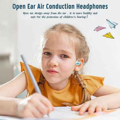 BANIGIPA Kids Headphones, Open Ear Headphones for Teens Child Boys Girls - color: G03-Sky Blue