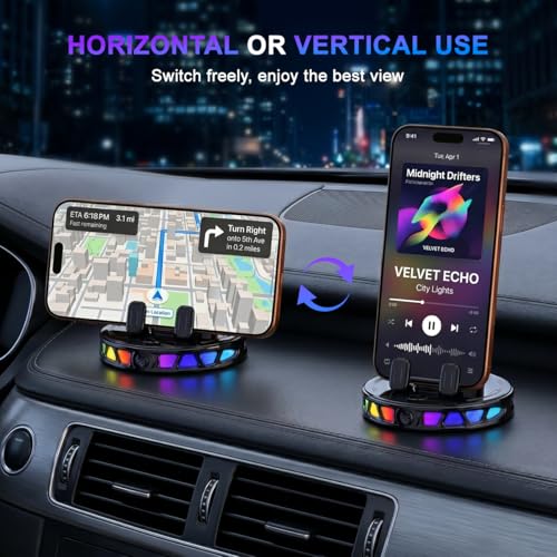 Wireless Car Charger Dashboard Phone Holder,15W Fast Charging